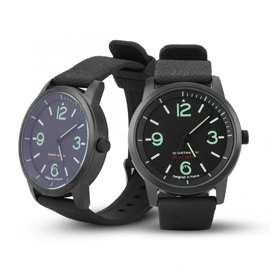 

Bluetooth 4.0 Round Dial Sport Smartwatch Step Tracking Smart Quartz Watch Healthy Detection Waterproof Message Call Remind