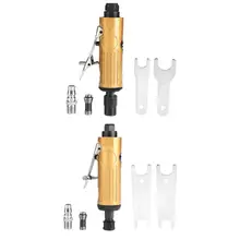 Металлические пневматические шлифовальные машины с прямым хвостовиком для полировки и гравировки, пневматическая шлифовальная машина, функциональная шлифовальная машина из алюминиевого сплава