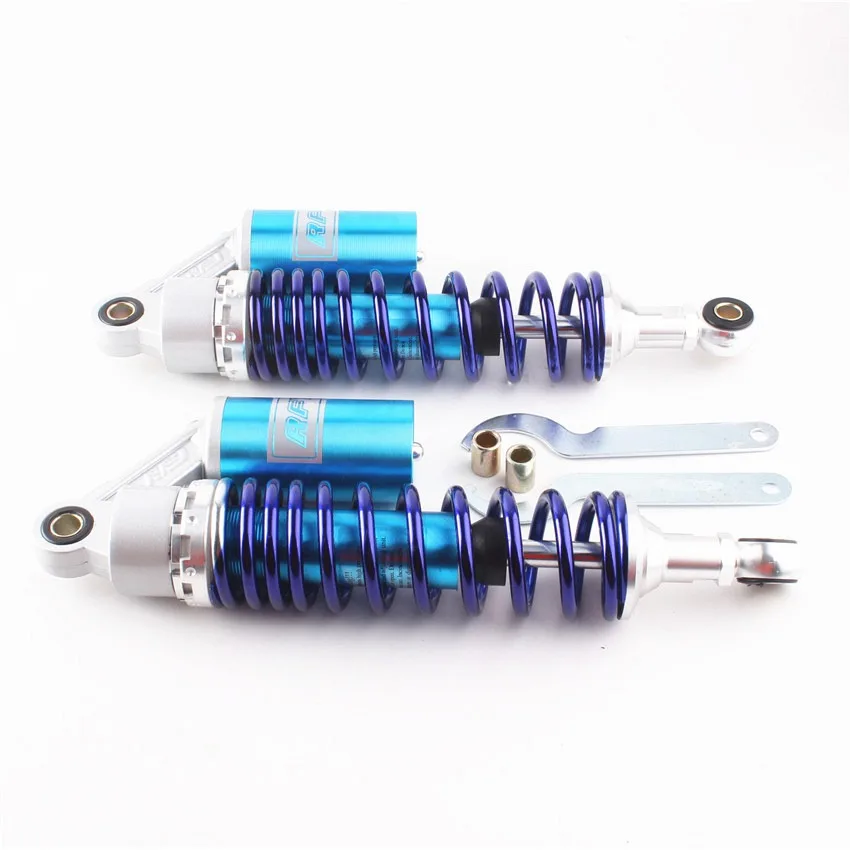

13.5" 340mm Adjustable Rear Air Shock Absorbers Quad For Yamaha Suzuki Honda Kawasaki Blue