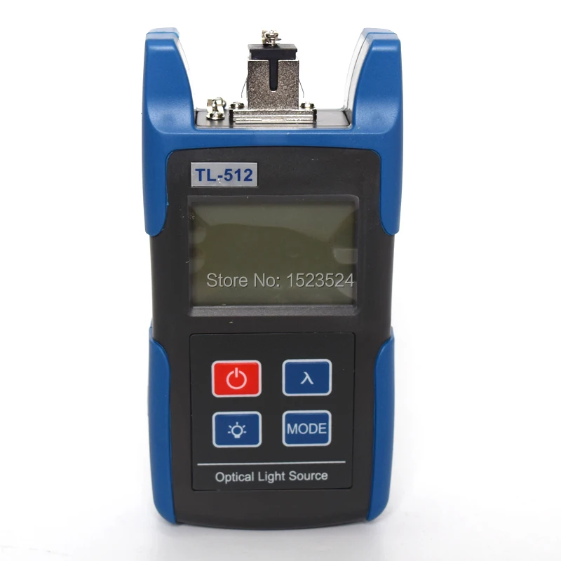 

Free Shipping TL512 1310/1550nm Singlemode Optical Fiber Optic Light Source with SC connector
