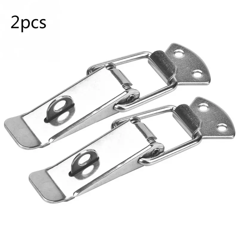 8 Set 1.2 Length Spring Loaded Toggle Latch Hasp for Hardware Cabinet