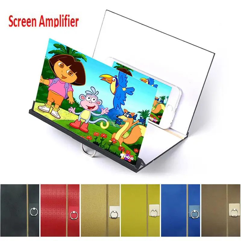 

EastVita Universal Cell Phone Screen Magnifier 3D HD Movie Video Amplifier With Foldable Bracket Holder Stand