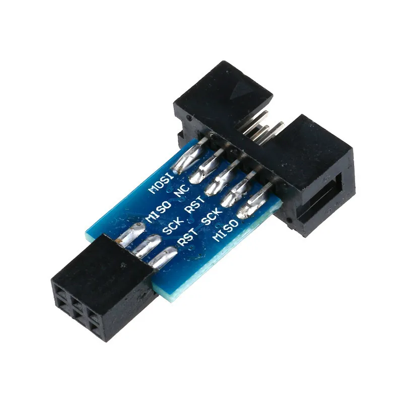 2 шт. 10 Pin до 6 Pin адаптер плата разъем для Arduino ISP интерфейс конвертер AVR AVRISP USBASP STK500 Стандартный