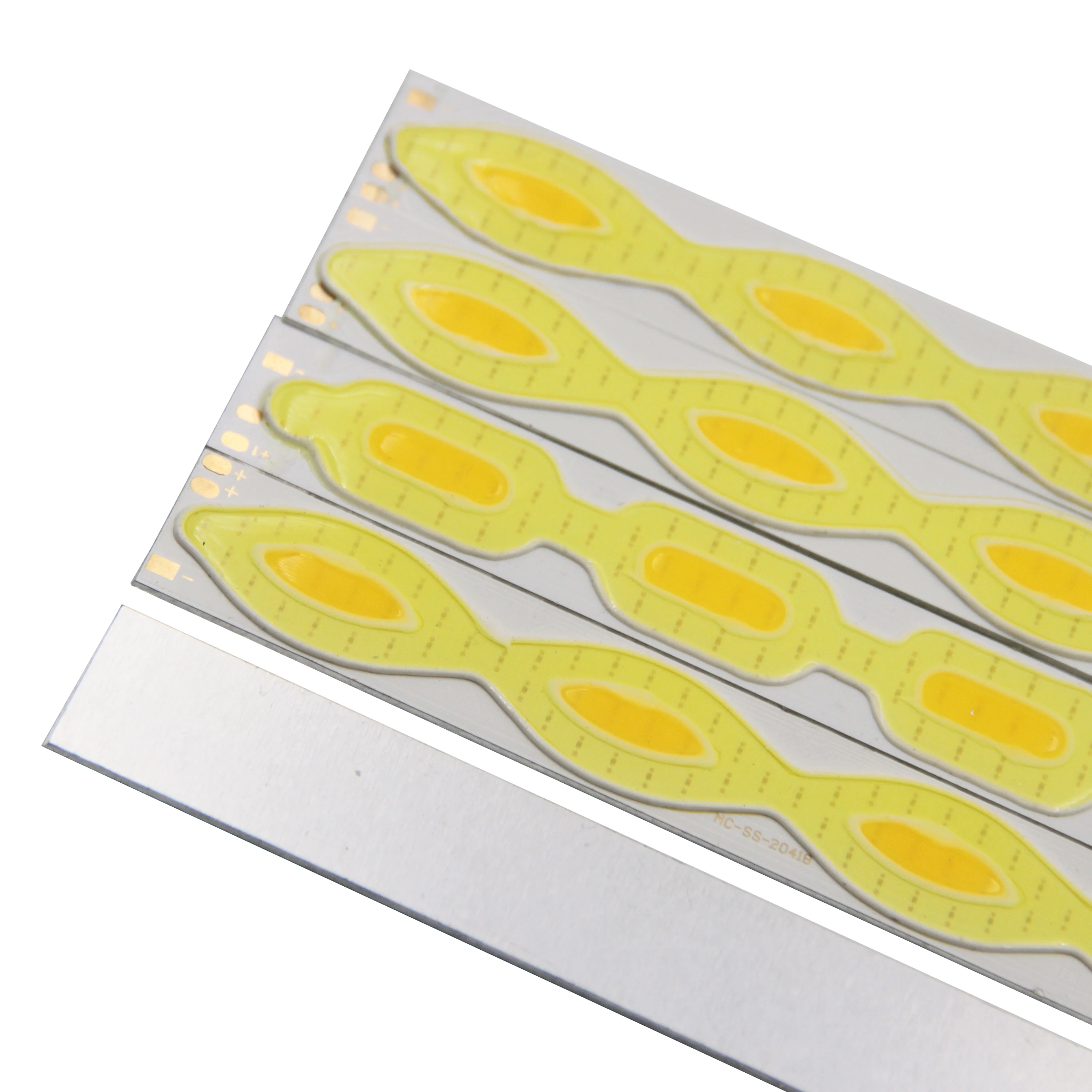 204 мм 18 12 В led cob чип полоса источник света двойной цвет желтый холодный белый лампа