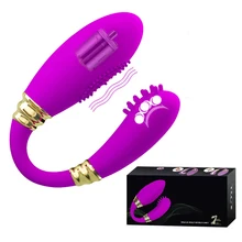 Silicone Anal Plug Clitoral Vibrator Vaginal Massage Dildo Vibrators Finger Vibrating Masturbations Sex Toys For Lesbian