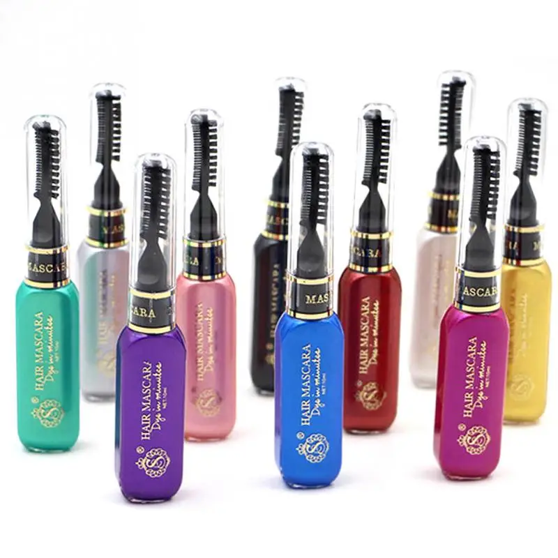 New Temporary Color Hair Dye Mascara Non-toxic Hair Mix Color Dyeing Salon Stick Hair Care Products