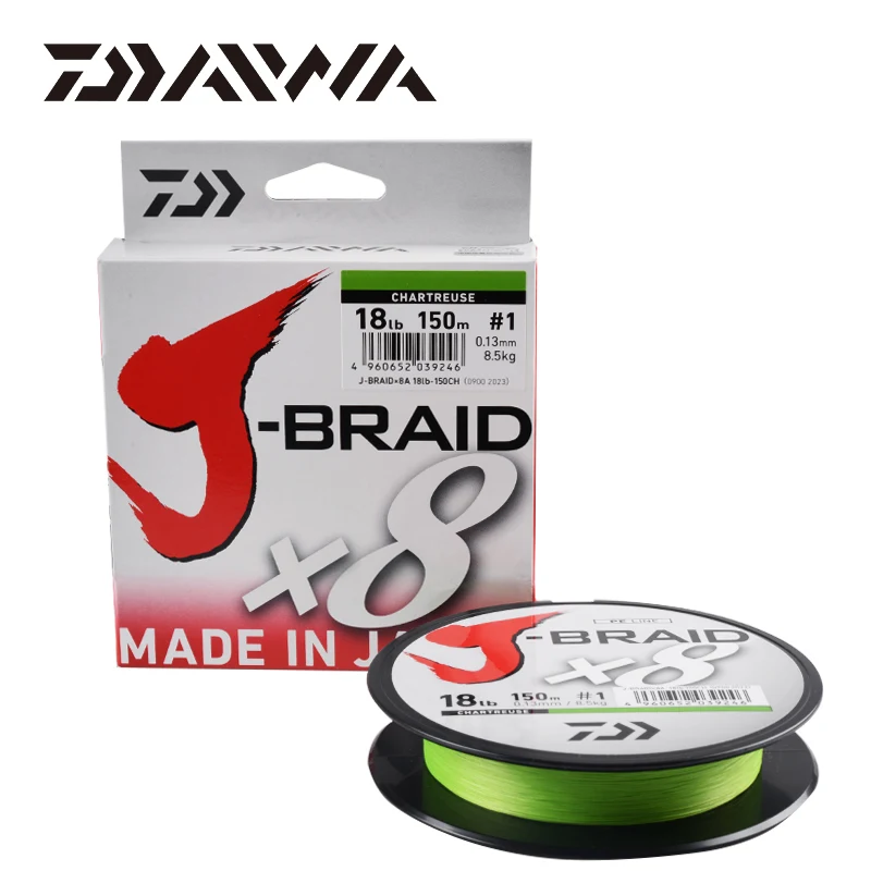 Рыболовная леска DAIWA 100% оригинал 8 нитей PE длина лески: 150 м 1 0 # 5 18 фунтов 25