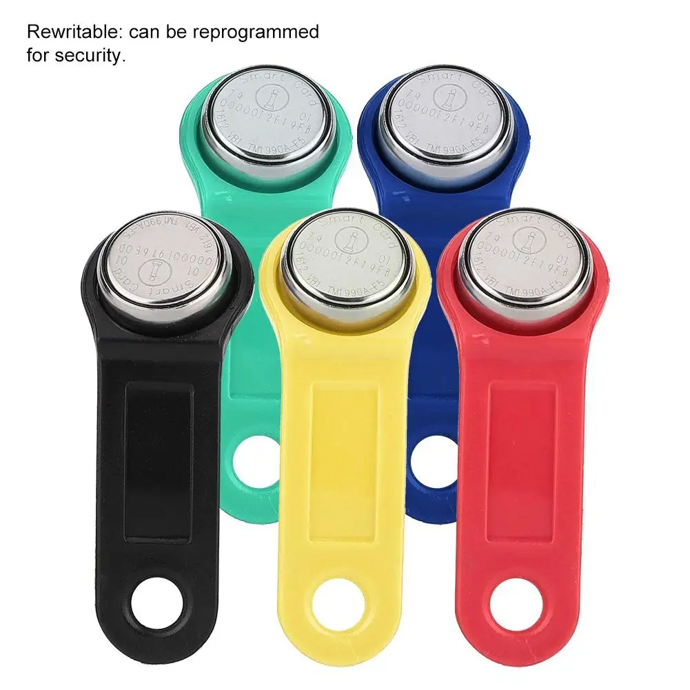 

5pcs Rewritable RFID TM Card Set iButton Touch Memory Key High Quality