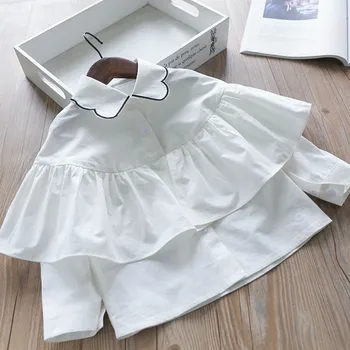 

girls blouse for kids shirts white fashion ruffles long sleeve baby girl clothes for girl's clothes boutiques school
