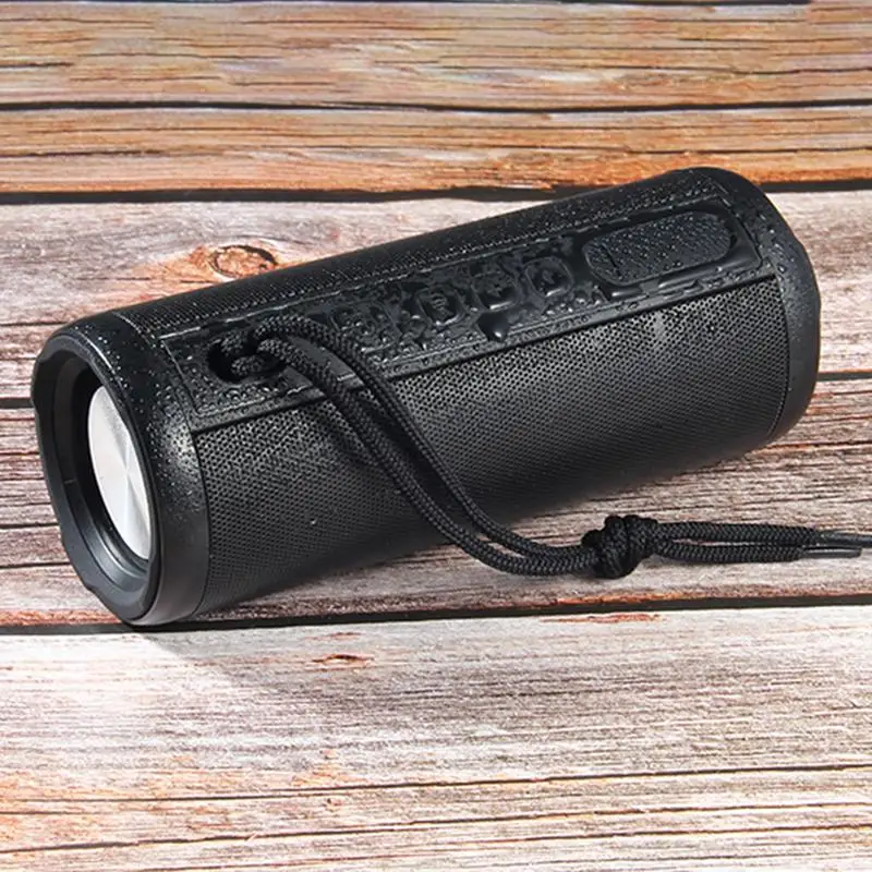 

S19 Portable Outdoor Bluetooth Speaker HIFI Stereo Subwoofer Waterproof Cylindrical Speaker For Outdoor Sport Riding Beach