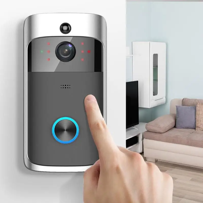 

Smart Wireless WiFi Visual Doorbell 720P PIR Video Phone Security Camera