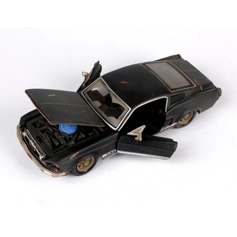 Новые Специальные Литые детские игрушки Maisto 1:24 1967 Mustang Gt черный спортивный автомобиль 1/24 сплав литье под давлением модель автомобиля игрушечный автомобиль