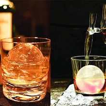 DIY 5 см Круглый кубик льда лоток квадратная силиконовая форма большой размер плесень аксессуары для кухни с барной стойкой