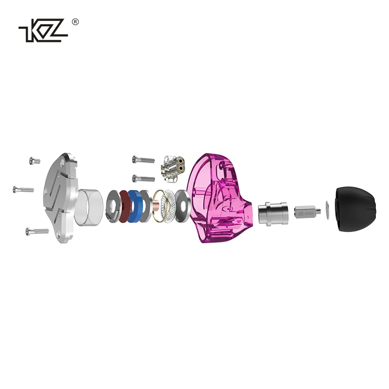 KZ ZSN наушники вкладыши 1DD 1BA HiFi гибридные с двойным приводом в ухо металлическим