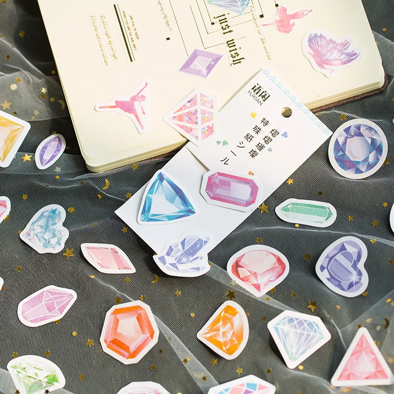 

50Pcs Stickers Set Deco Sticker Scrapbooking DIY Craft Bullet Journal