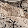Handmade Crochet Tablecloth Nice Hand Crochet Dinner Round Table Cloth 100% Cotton Many Size Available 5