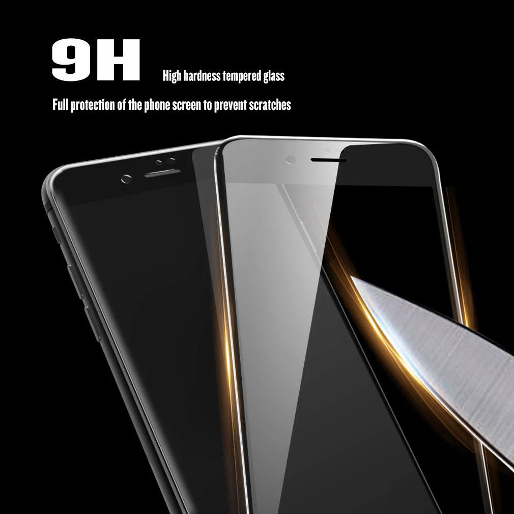 Стекло на iphone 7 8 6 S 5 5S SE X Plus изогнутая Защитная пленка для экрана Роскошная