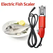 120W Waterproof Electric Fish Scale Scraper Fishing Scalers Clean Easy Fish Stripper Remover Cleaner Tool Charging Adapter