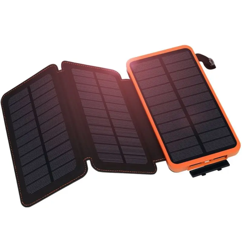 

500000mAh Power Bank with Solar Panel External Battery Charger For Cell Phone Tablets mobile phone accessories solar cells