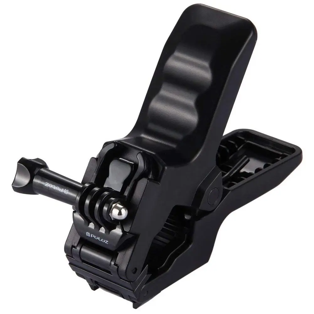 PULUZ Jaws Flex Clamp Mount with Buckle & Thumb Screw for GoPro Hero 5 / 4 3+ 3 2 1(Black) | Электроника