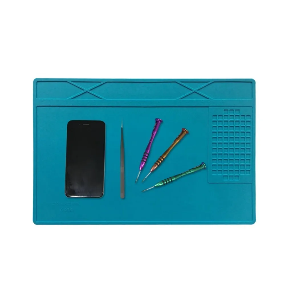 

Silicone Heat Gun Insulation Pad Heat-resistant BGA Soldering Station Soldering PadRepair Tools Maintenance Platform Desk Mat