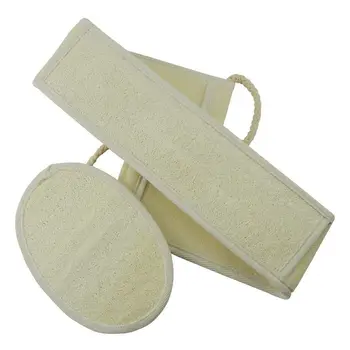 

Natural Loofah Shower Treats Soap Exfoliating Loofah Bath Scouring Back With Rope Body Brush