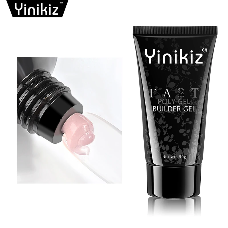 

Yinikiz Acrylic Poly Gel Nail 30ml Uv Fast Builder Gel Camouflage Extension Nails Glue Polish Primer Top Coat Gel 17 Colors