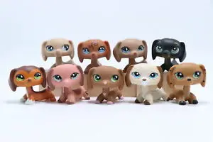 

9pcs Cartoon Animalss Pet shop toys Dachshund Dog ##909 #518 #675 #932 #325 #2046 #1491 #556