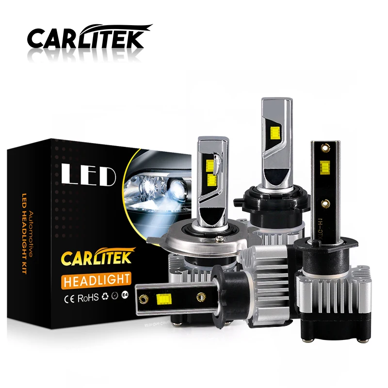 

CARLitek Mini Led H4 H11 H7 H1 Car Headlight Bulbs 12V 24V 6000K H8 H9 9005 9006 Auto Headlamp 72W 8000LM CSP Beam Fog Lights