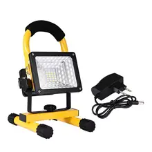 Kaigelin Портативный Точечный светильник высокого Мощность 30 Вт светодиодный зарядки потолочные светильник поиск светильник мигающий Предупреждение Водонепроницаемый потолочные светильник