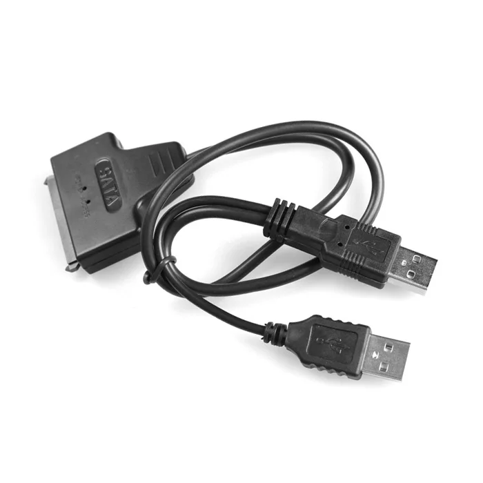 Кабель адаптер USB 2 0 для SATA 7 + 15 Pin 22Pin 5 дюймового жесткого диска IJS998| |