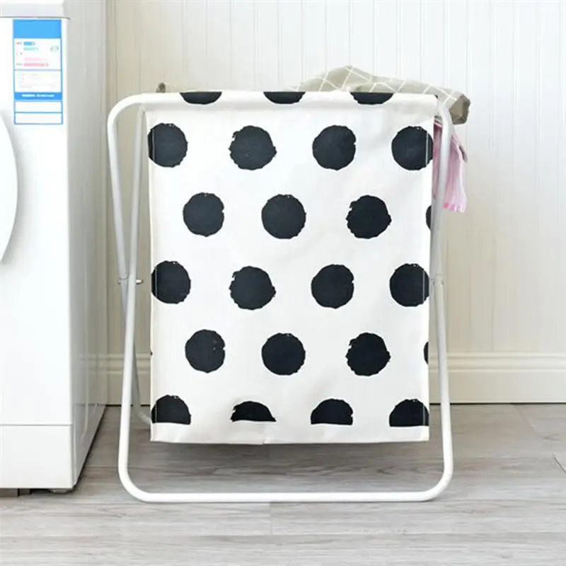 1 قطعة سلة الغسيل كبيرة القطن و الكتان طوي خزانة ملابس سلة الحمام المنظم اللوازم المنزلية ل فندق المنزل
