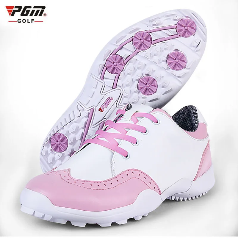 

PGM golf shoes women golfschuhe waterproof leather zapatos de golf para hombre chaussure spiker golfschoenen