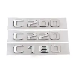 3D хромированная разрядная емкость автомобиля Модель Refitting Badge наклейка Автомобильный багажник Задняя эмблема значок хромированные буквы