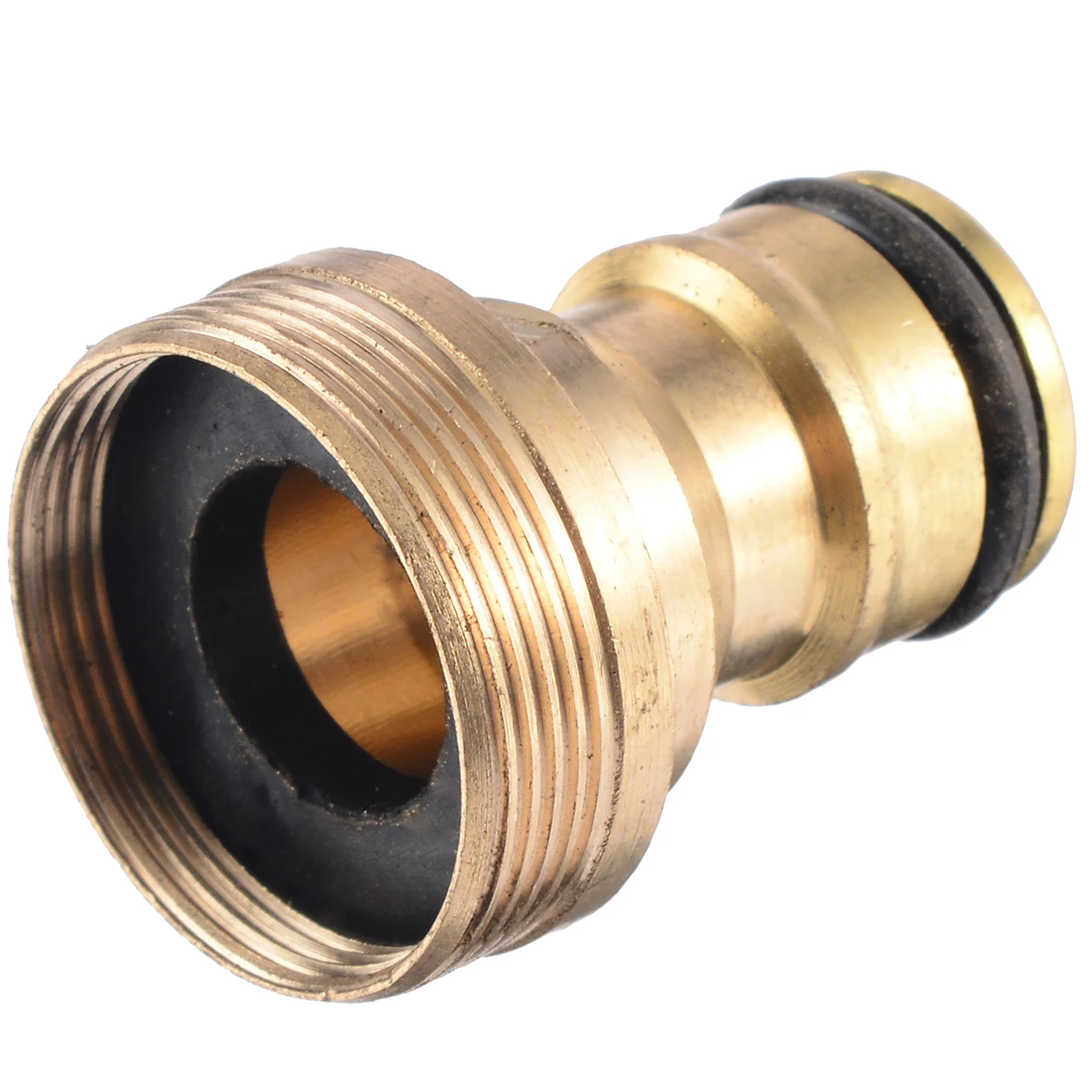 garden Hose water connection tap 3//4/" treaded screw quick fit male connector