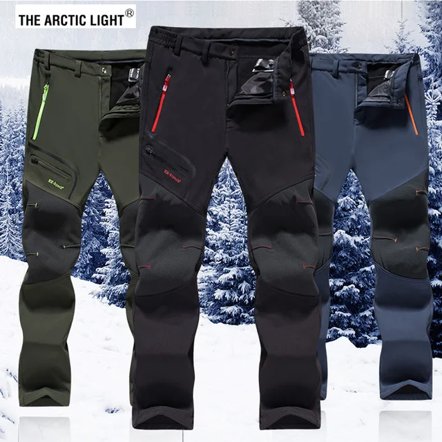 THE ARCTIC LIGHT Pants Hiking For Men Size L 6XL Warm Winter High