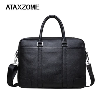 

ATAXZOME new men's briefcase high quality PU leather bag fashion brand business briefcase for men Laptop bag man shoulder bags