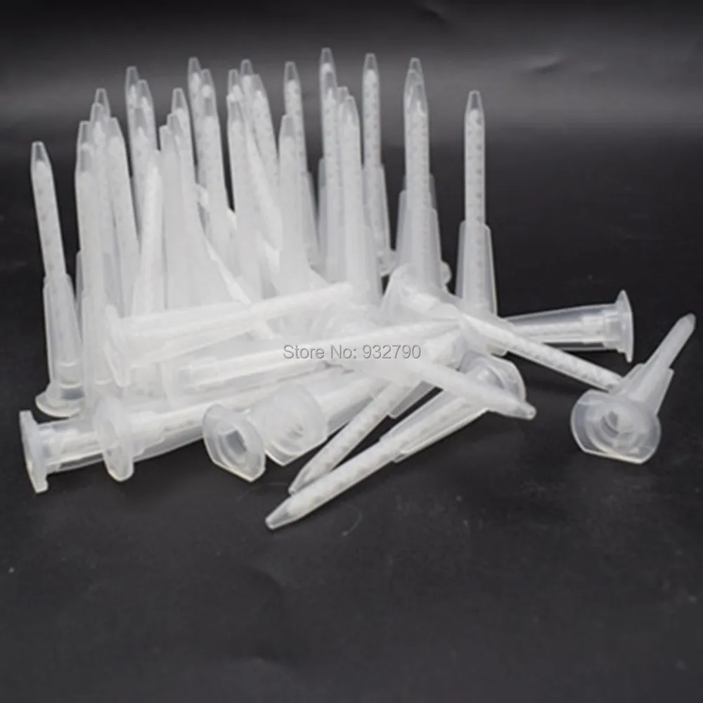 

100pcs Mixing Nozzles Epoxy Adhesive Mixing Nozzle Epoxy Resin AB Glue Acrylic Structural Adhesive Gun Applicator Mixer Mix Tip