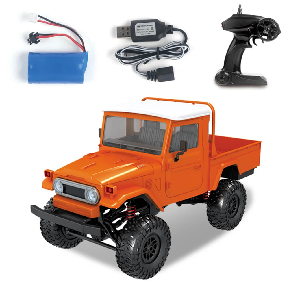 MN 45 1/12 RC Гусеничный 2 4G 4WD гоночный внедорожный грузовик автомобиль Быстрая