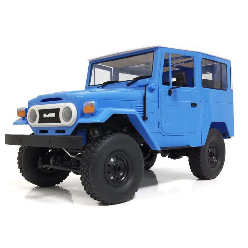 WPL C34 1/16 2CH 4WD 2,4G Buggy Crawler внедорожная металлическая гоночная машинка/пластиковый Радиоуправляемый автомобиль, игрушки в подарок желтый и синий