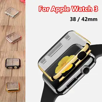 

Tempered Glass Screen Protector Curved Screen Protective Film For iWatch For Apple Watch Series 3 38mm 42mm Screen Cover Cases