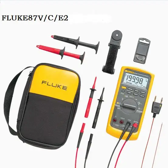 

Original Fluke 87V Industrial Multimeter F87V/C Intrinsically Safe True RMS Multimeter Temperature Conductance Tester F87V/C/E2
