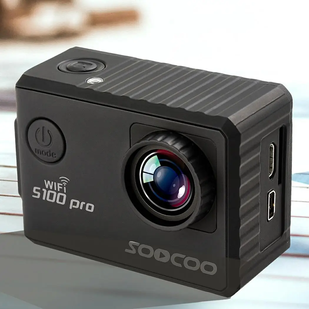 Экшн камера OOCOO S100PRO 4K Wifi NTK96660 20MP 30M Водонепроницаемая Спортивная опция GPS гироскоп