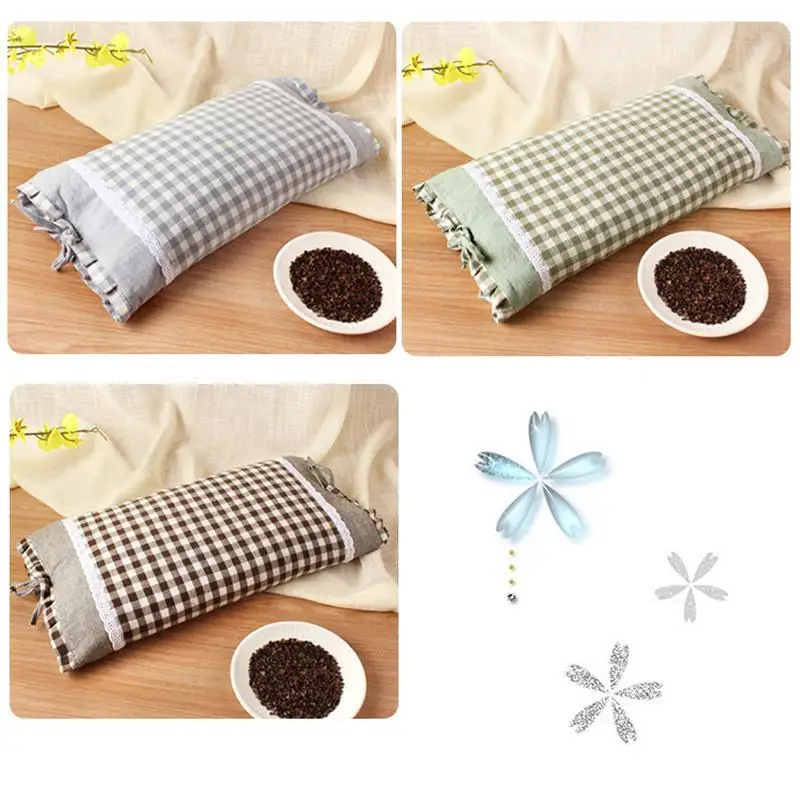 Washed Cotton Buckwheat Pillow Korean Fabric Buckwheat Shell