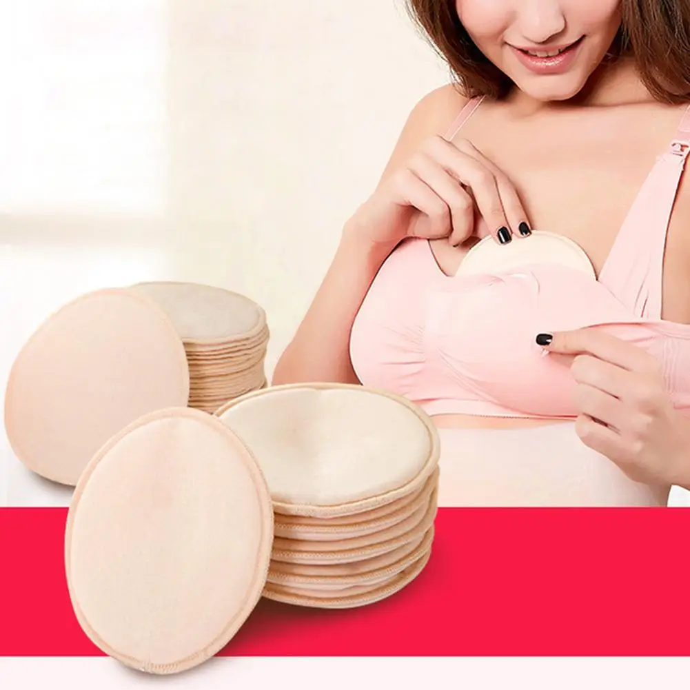 

10 Pcs Baby Feeding Breast Pad Pure Cotton Thin Breathable Washable Reusable Anti Milk Overflow Maternity Nursing Pad