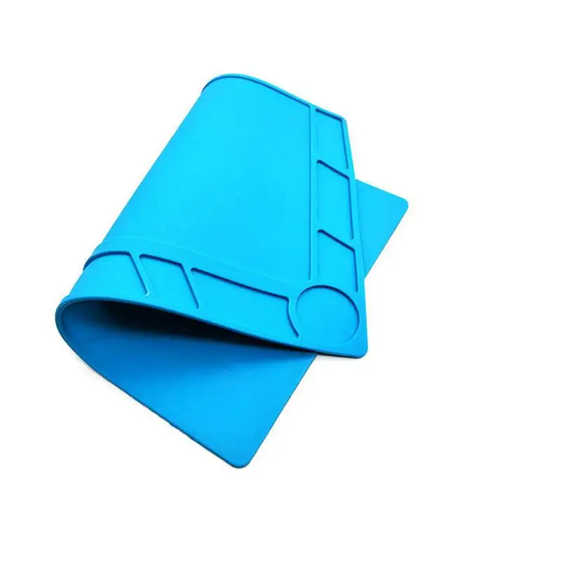 335*227MM Silicone Repair Insulation Pad Mobile Phone Computer Maintenance Workbench Mat Soldering Station Pad Table Cushion