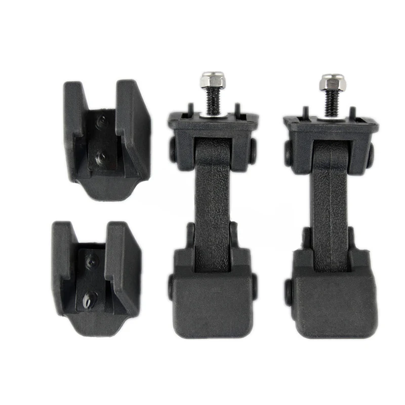 2* MATTE BLACK ABS HOOD LATCH LOCK CATCH Brackets KIT FOR 07-16 JEEP WRANGLER JK | Автомобили и мотоциклы