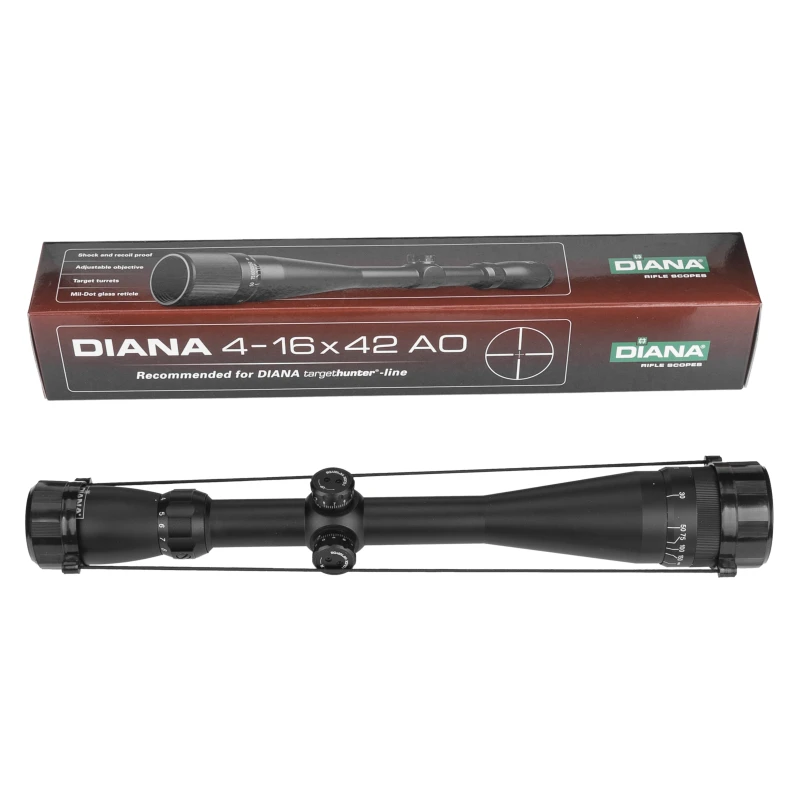 Прицел для винтовки DIANA 4 16X42 AO прицел охотничьей Mil Dot снайперской Luneta Para страйкбол