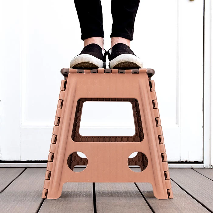 Living Plastic Folding Step Stool 16 inch Height Premium Foldable Stool for Kids & Adults Kitchen Garden Bathroom Stepping Stool Living Plastic Folding Step Stool 16 inch Height Premium Foldable Stool for Kids & Adults Kitchen Garden Bathroom Stepping Stool