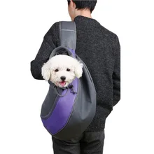 Переноска для питомца щенка, рюкзаки для путешествий, сумка из сетки Оксфорд, сумка на одно плечо, слинг из сетки, Удобная дорожная сумка-тоут, сумка на плечо